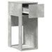 Suport turn computer cu sertar gri beton 30x44x74 cm - WALTI WALTI