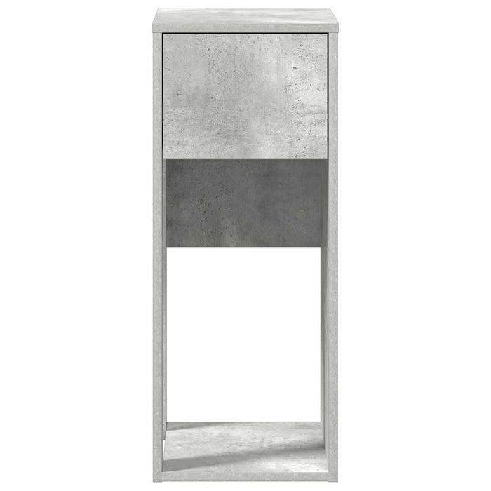 Suport turn computer cu sertar gri beton 30x44x74 cm - WALTI WALTI