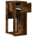 Suport turn pentru computer cu sertar Stejar afumat 30x44x74 cm - WALTI WALTI