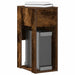 Suport turn pentru computer cu sertar Stejar afumat 30x44x74 cm - WALTI WALTI
