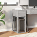 Suport turn computer cu sertar gri Sonoma 30x44x74 cm - WALTI WALTI