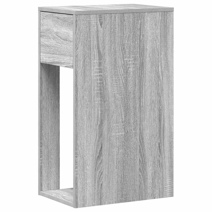 Suport turn computer cu sertar gri Sonoma 30x44x74 cm - WALTI WALTI
