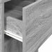 Suport turn computer cu sertar gri Sonoma 30x44x74 cm - WALTI WALTI