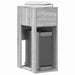 Suport turn computer cu sertar gri Sonoma 30x44x74 cm - WALTI WALTI