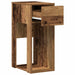 Suport turn pentru computer cu sertar lemn vechi 30x44x74 cm - WALTI WALTI