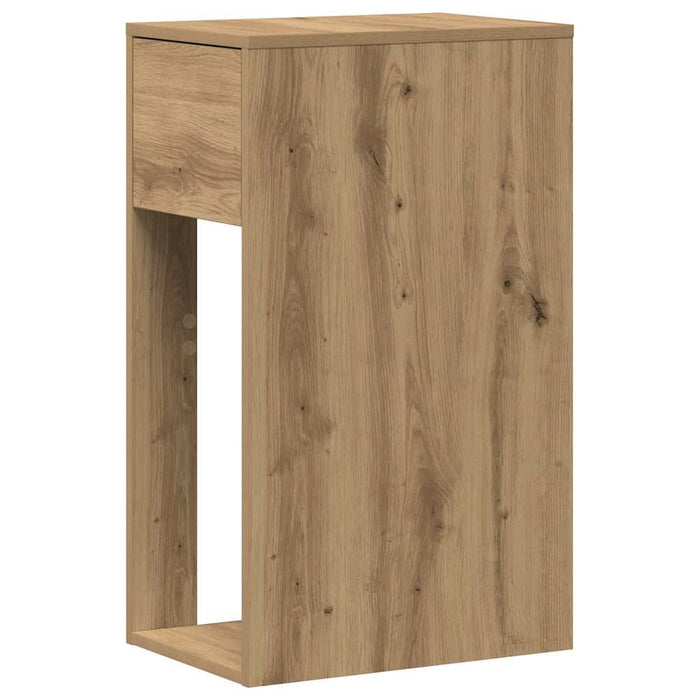 Suport turn pentru computer cu sertar Artisan Stejar 30x44x74cm - WALTI WALTI