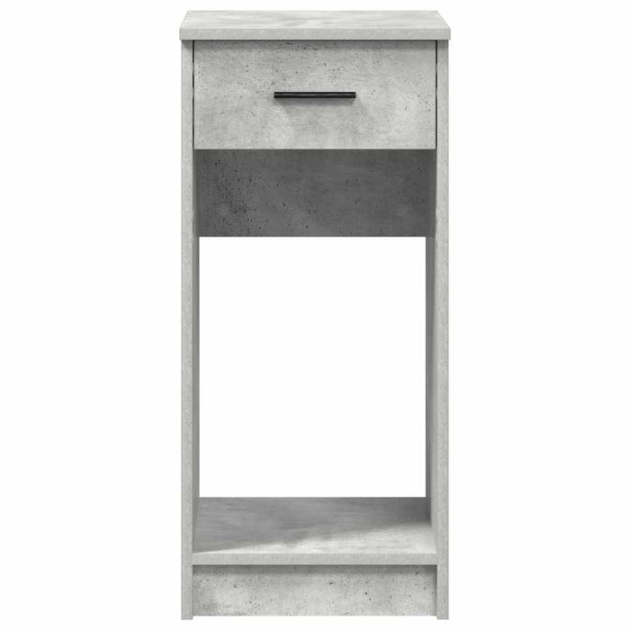 Suport turn computer cu sertar gri beton 35x45x77 cm - WALTI WALTI