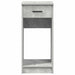 Suport turn computer cu sertar gri beton 35x45x77 cm - WALTI WALTI