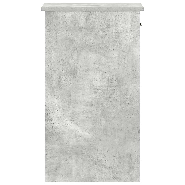 Suport turn computer cu sertar gri beton 35x45x77 cm - WALTI WALTI