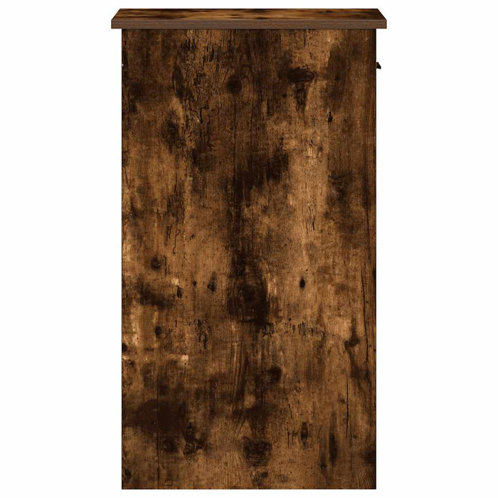 Suport turn pentru computer cu sertar Stejar afumat 35x45x77 cm - WALTI WALTI