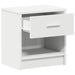 Noptiere 2 buc cu sertar alb 39x28x41 cm - WALTI WALTI