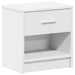 Noptiere 2 buc cu sertar alb 39x28x41 cm - WALTI WALTI