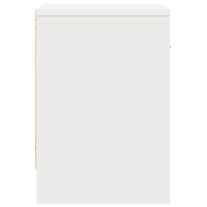 Noptiere 2 buc cu sertar alb 39x28x41 cm - WALTI WALTI