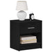 Noptiere 2 buc cu sertar negru 39x28x41 cm - WALTI WALTI