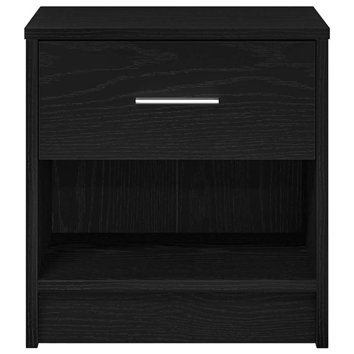 Noptiere 2 buc cu sertar negru 39x28x41 cm - WALTI WALTI