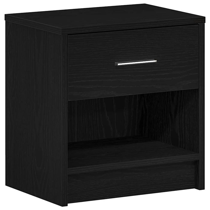 Noptiere 2 buc cu sertar negru 39x28x41 cm - WALTI WALTI