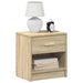 Noptiere 2 buc cu sertar, stejar Sonoma, 39x28x41 cm - WALTI WALTI
