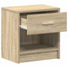 Noptiere 2 buc cu sertar, stejar Sonoma, 39x28x41 cm - WALTI WALTI