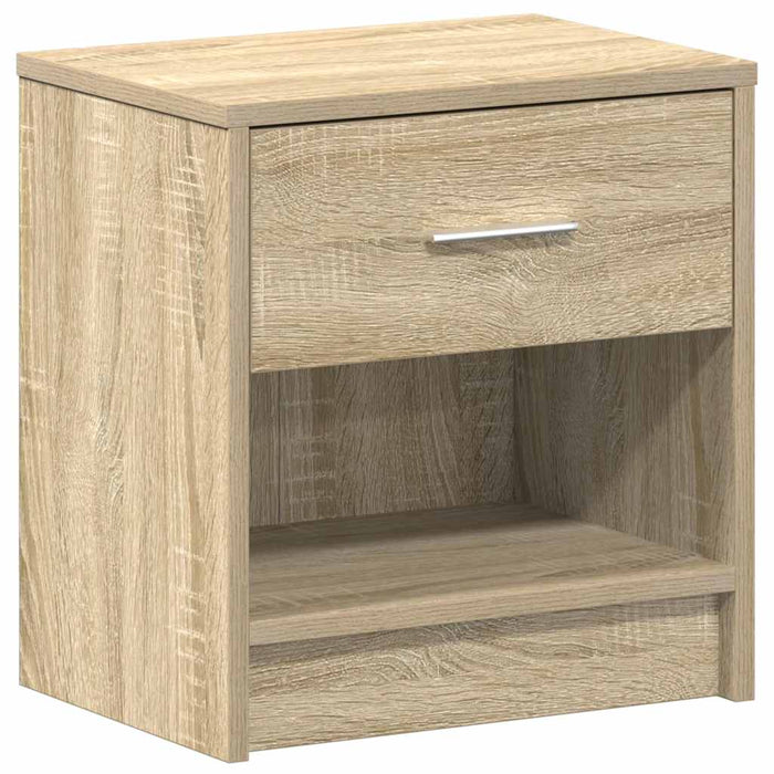Noptiere 2 buc cu sertar, stejar Sonoma, 39x28x41 cm - WALTI WALTI