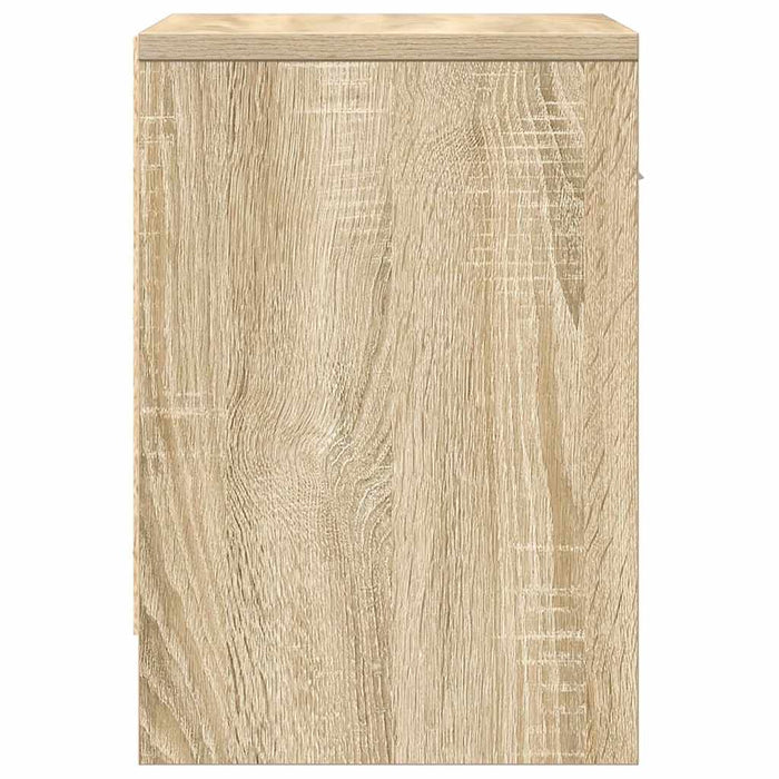 Noptiere 2 buc cu sertar, stejar Sonoma, 39x28x41 cm - WALTI WALTI