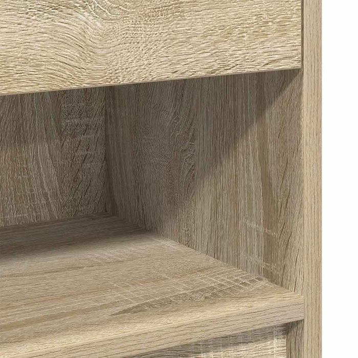 Noptiere 2 buc cu sertar, stejar Sonoma, 39x28x41 cm - WALTI WALTI