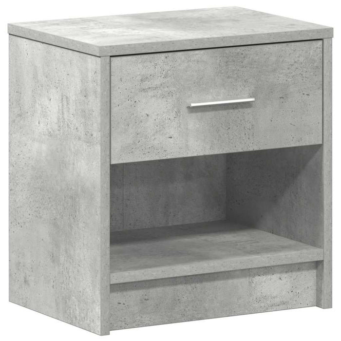 Noptieră cu sertar, gri beton, 39x28x41 cm - WALTI WALTI