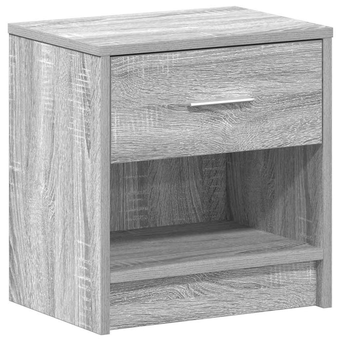 Noptiere 2 buc. cu sertar gri Sonoma 39x28x41 cm - WALTI WALTI