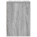 Noptiere 2 buc. cu sertar gri Sonoma 39x28x41 cm - WALTI WALTI
