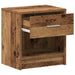 Noptiere 2 buc. cu sertar, lemn vechi, 39x28x41 cm - WALTI WALTI