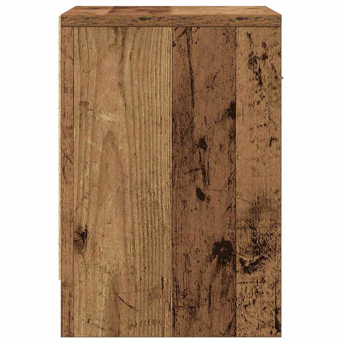 Noptiere 2 buc. cu sertar, lemn vechi, 39x28x41 cm - WALTI WALTI