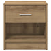 Noptiere 2 buc cu sertar, stejar artizanal, 39x28x41 cm - WALTI WALTI