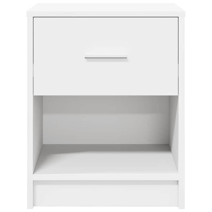 Noptiere 2 buc. cu sertar alb 40x34x50 cm - WALTI WALTI