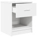 Noptiere 2 buc. cu sertar alb 40x34x50 cm - WALTI WALTI