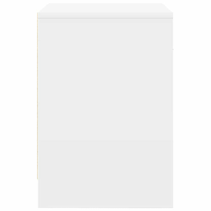 Noptiere 2 buc. cu sertar alb 40x34x50 cm - WALTI WALTI