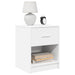 Noptiere 2 buc. cu sertar alb 40x34x50 cm - WALTI WALTI