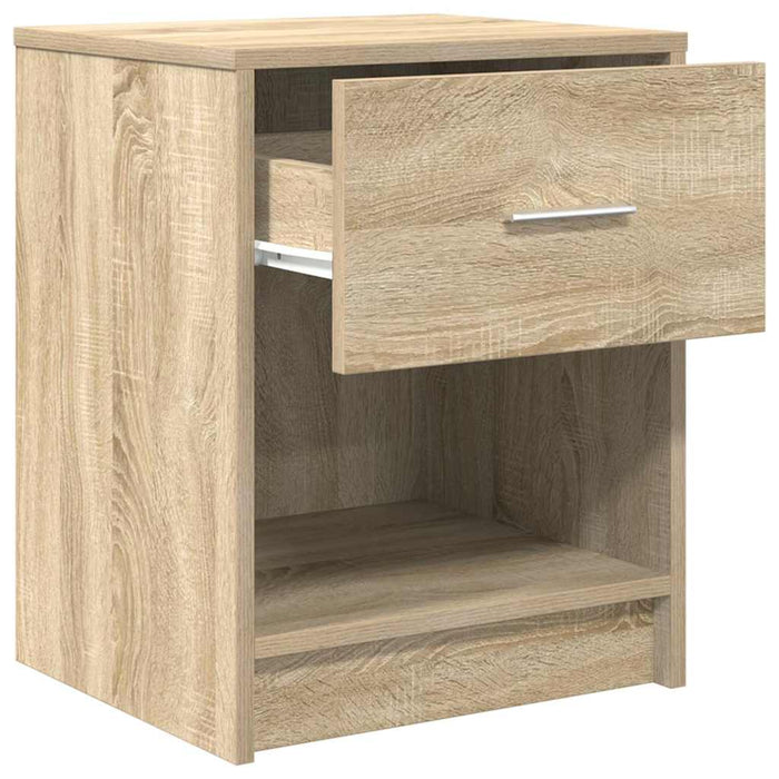 Noptiere 2 buc. cu sertar, stejar Sonoma, 40x34x50 cm - WALTI WALTI