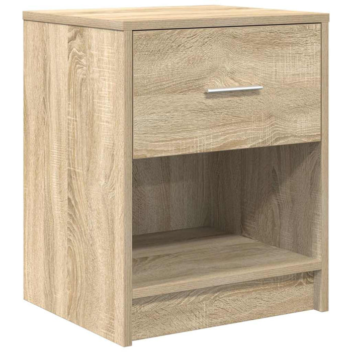 Noptiere 2 buc. cu sertar, stejar Sonoma, 40x34x50 cm - WALTI WALTI