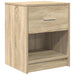 Noptiere 2 buc. cu sertar, stejar Sonoma, 40x34x50 cm - WALTI WALTI