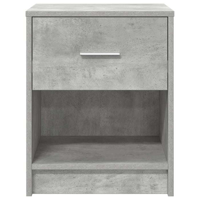 Noptiere 2 buc. cu sertar, gri beton, 40x34x50 cm - WALTI WALTI