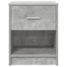 Noptiere 2 buc. cu sertar, gri beton, 40x34x50 cm - WALTI WALTI