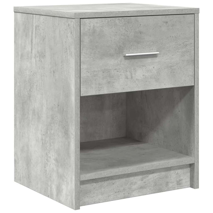 Noptiere 2 buc. cu sertar, gri beton, 40x34x50 cm - WALTI WALTI