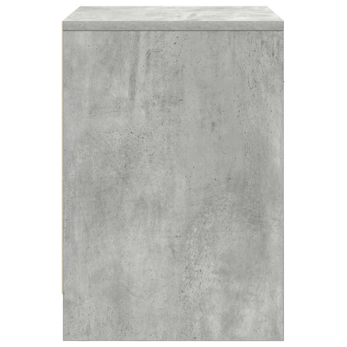 Noptiere 2 buc. cu sertar, gri beton, 40x34x50 cm - WALTI WALTI