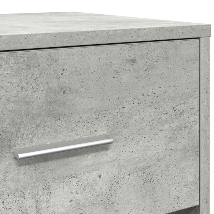 Noptiere 2 buc. cu sertar, gri beton, 40x34x50 cm - WALTI WALTI