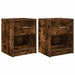 Noptiere 2 buc cu sertar stejar afumat 40x34x50 cm - WALTI WALTI