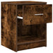 Noptiere 2 buc cu sertar stejar afumat 40x34x50 cm - WALTI WALTI