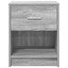Noptiere 2 buc. cu sertar gri Sonoma 40x34x50 cm - WALTI WALTI