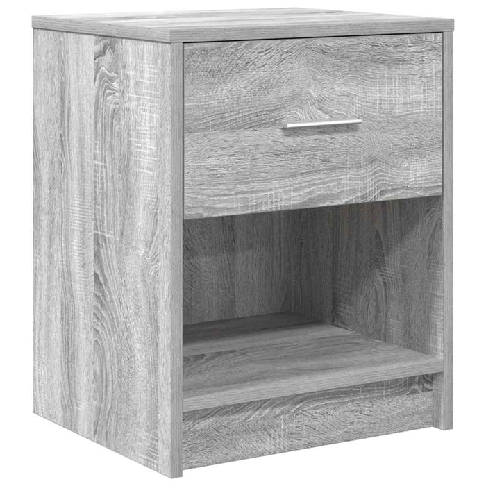 Noptiere 2 buc. cu sertar gri Sonoma 40x34x50 cm - WALTI WALTI