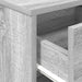 Noptiere 2 buc. cu sertar gri Sonoma 40x34x50 cm - WALTI WALTI