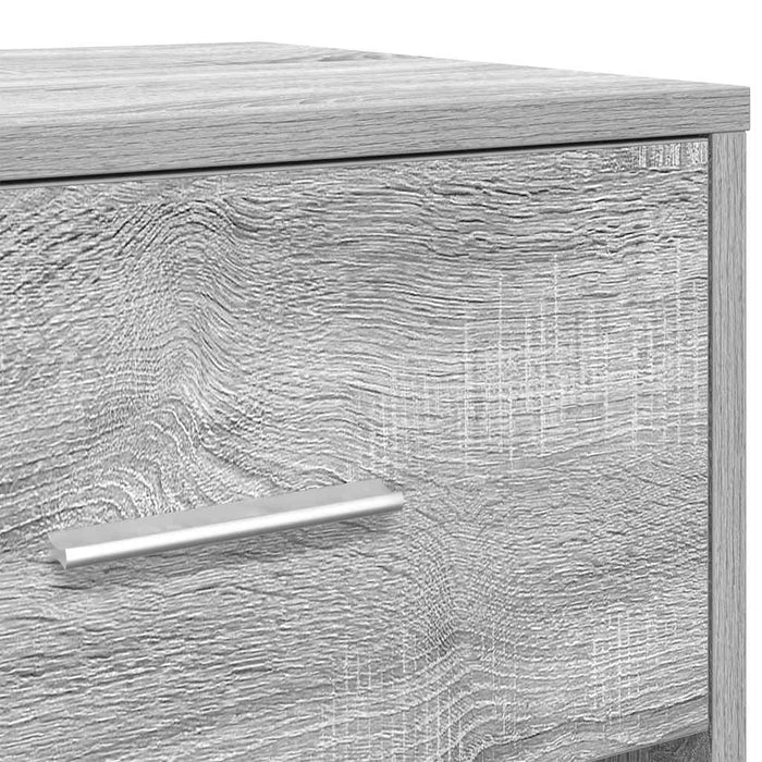 Noptiere 2 buc. cu sertar gri Sonoma 40x34x50 cm - WALTI WALTI