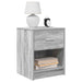 Noptiere 2 buc. cu sertar gri Sonoma 40x34x50 cm - WALTI WALTI